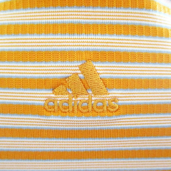 Adidas Golf ClimaCool Womens Tank Top, Orange &White Stripes Sleeveless, Size M - Picture 8 of 10